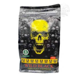 دانه قهوه میکس 100 درصد روبوستا فول کافئین Wild Black
