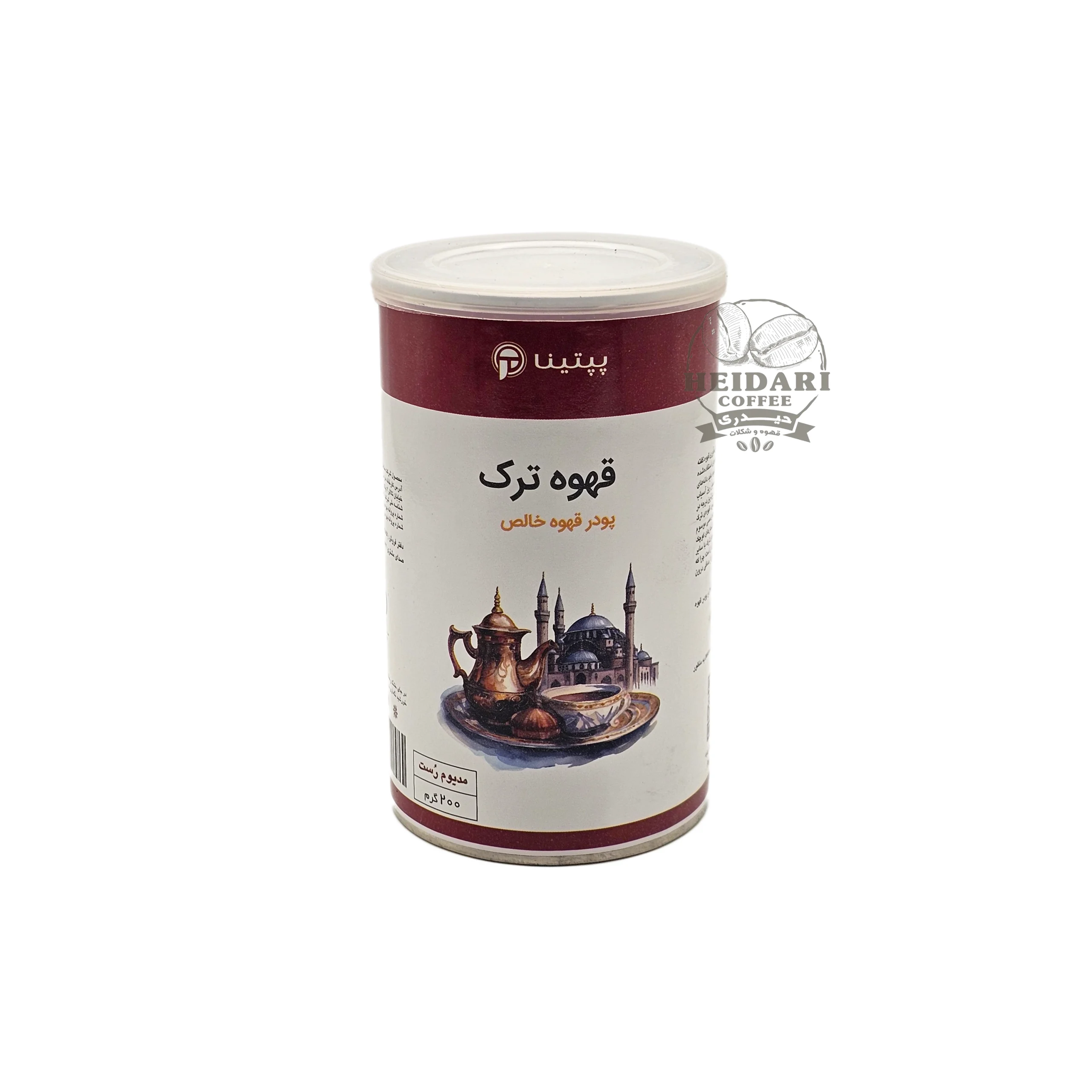 قهوه ترک پپتینا |Peptina| _ وزن 200 گرم 3 قهوه ترک (200 گرمی) پپتینا