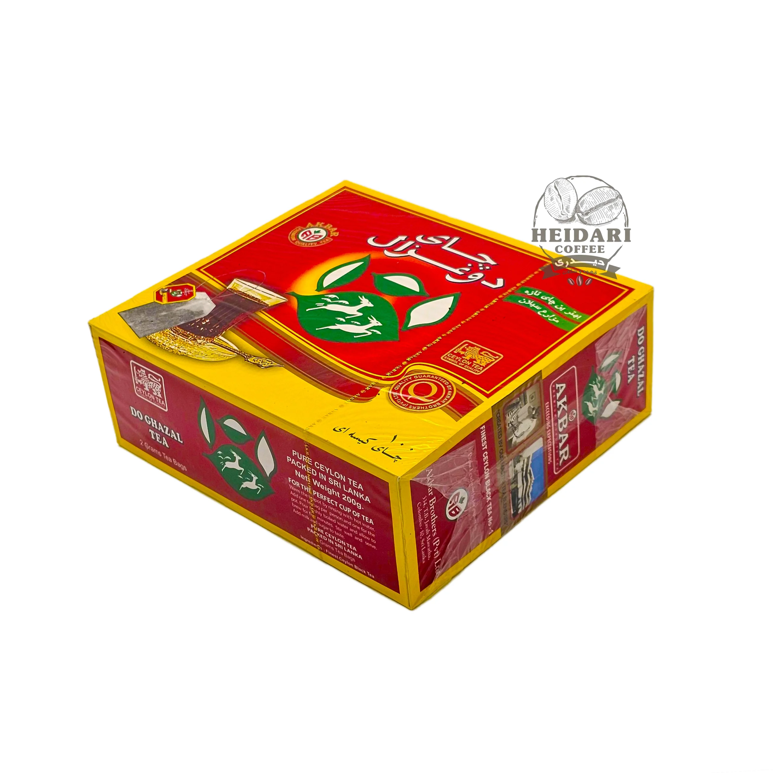 چای کیسه ای ساده (100عددی) دوغزال