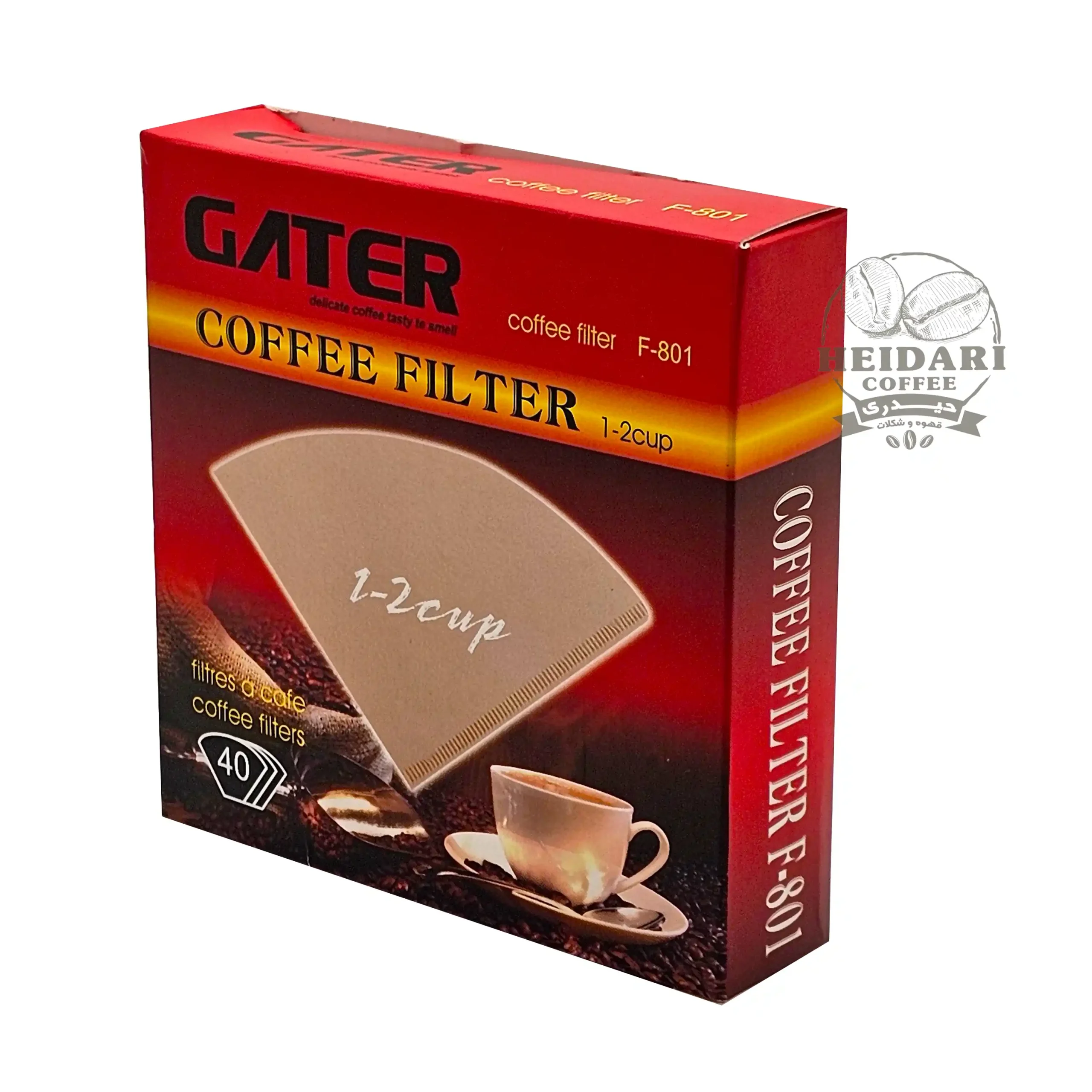 فیلتر قهوه گتر |Gater| _ مدل 2-4 دو بسته 40 عددی
