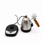 کتل برقی هوشمند استیل ۷۰۰ میلی‌لیتری دسته چوبی
