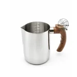 پیچر دسته چوبی رنگ نقره ای