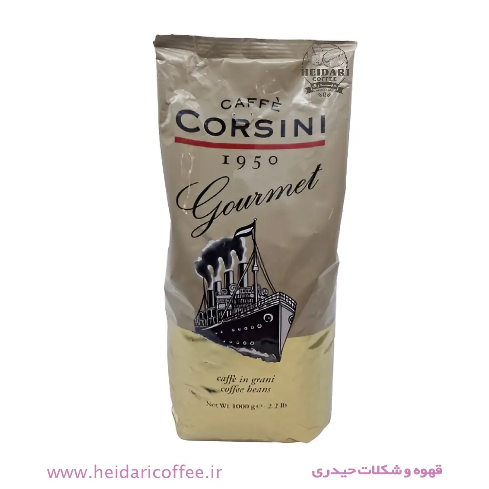 دانه قهوه کورسینی (Caffè Corsini) مدل Gourmet - وزن ۱ کیلوگرم