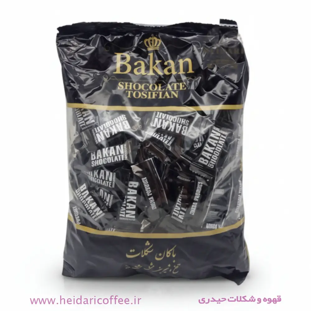 شکلات پذیرایی باکان (Bakan) میکس تلخ و شیرین - محصول توسیفیان