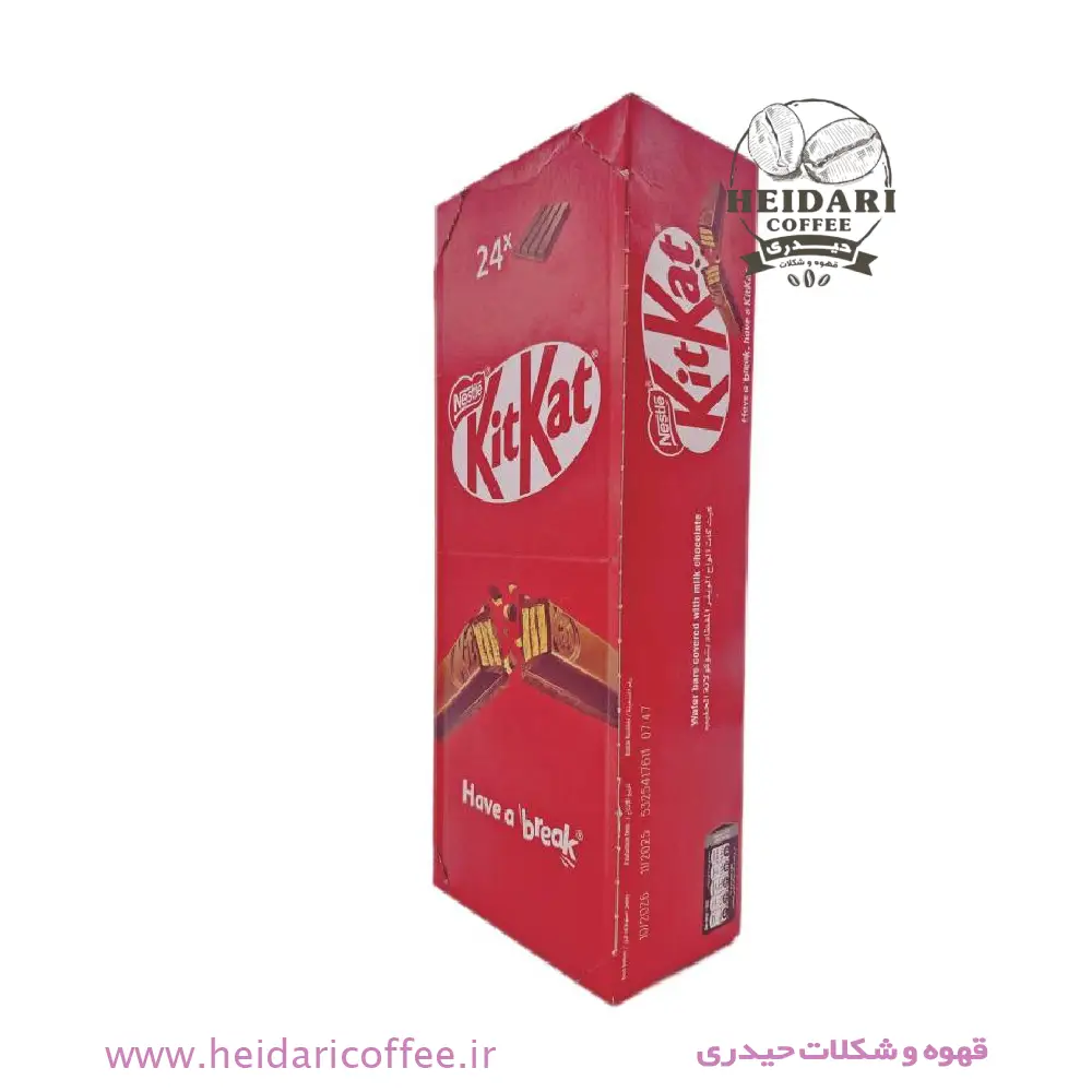 ویفر با روکش شکلات شیری کیت کت (KitKat) 2 انگشتی 36 عددی 3 ویفر با روکش شکلات شیری کیت کت (KitKat)