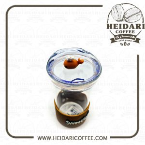 تراول ماگ شیشه ای SWEET HOME نی دار